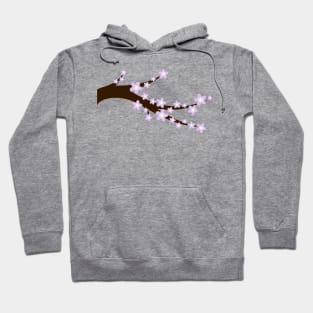 Pretty Sakura Tree - Purple Blossoms Hoodie